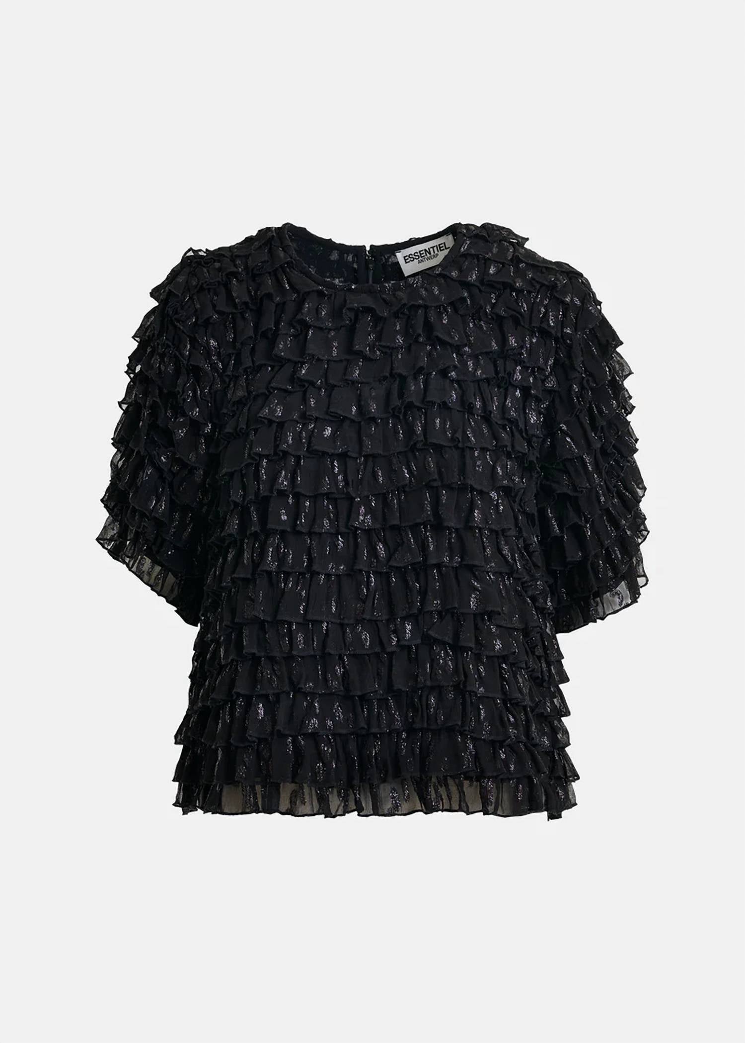 Essentiel Antwerp - Incarvillea Ruffle Top