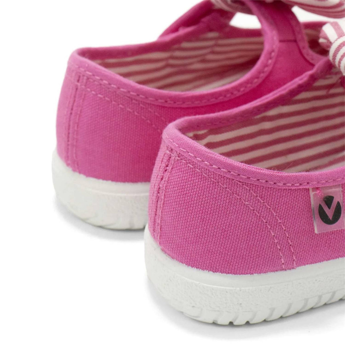 Victoria - Girls' Slip On Canvas Bow Shoes