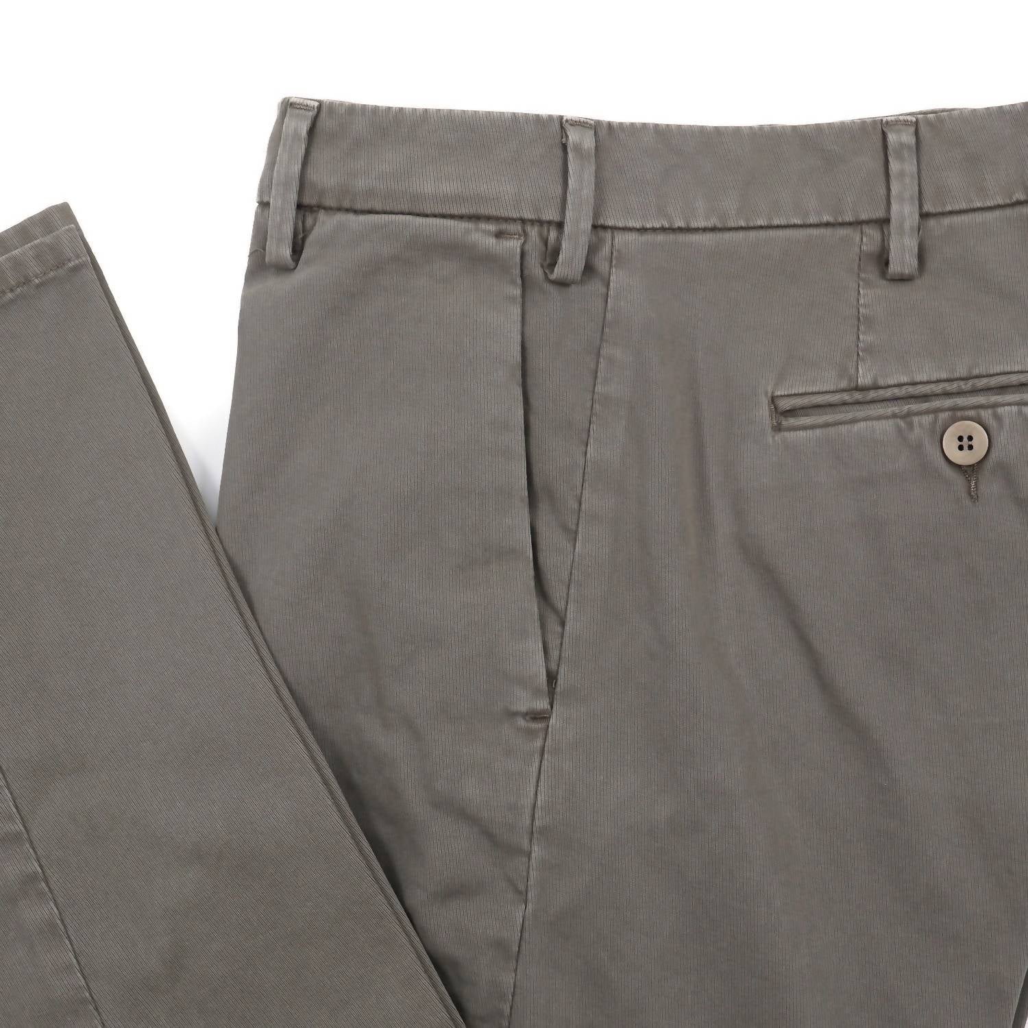 Luigi Borrelli Napoli - Men's Slim-fit Cotton Pants