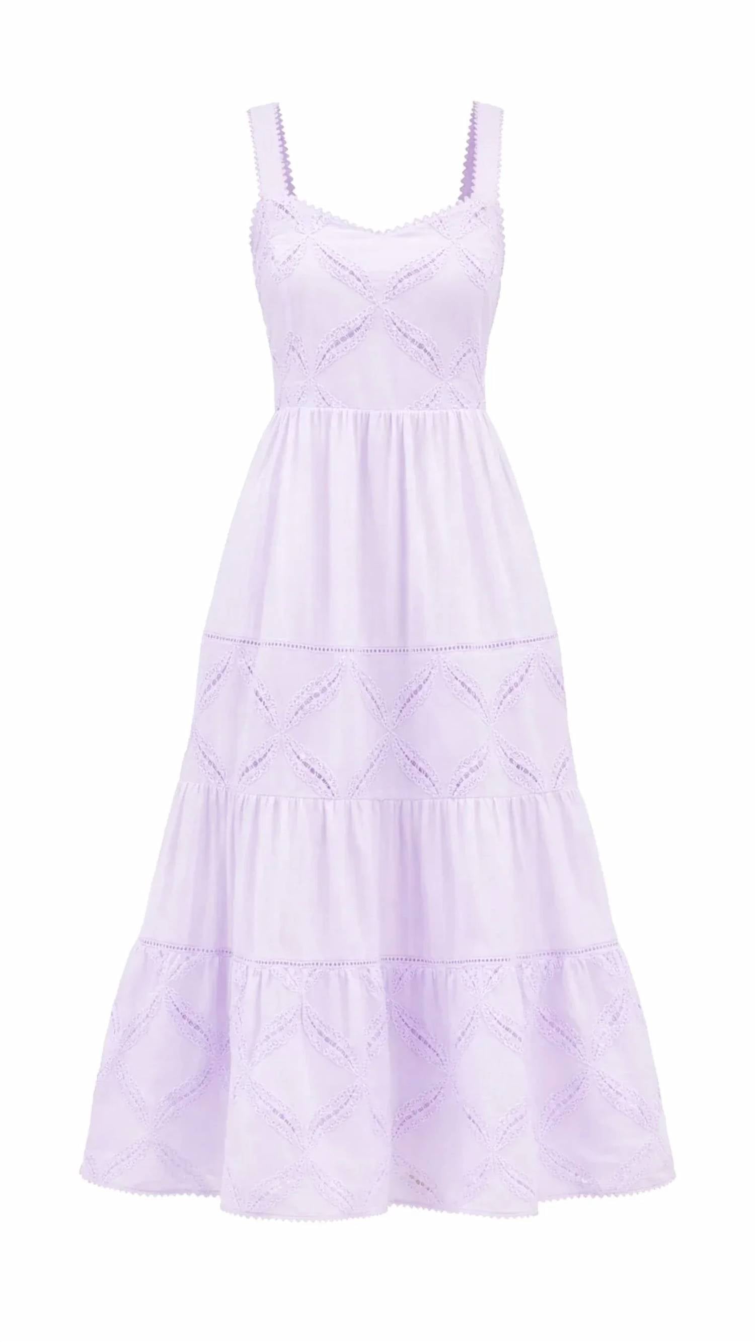 Allison New York - Jade Eyelet Maxi Dress