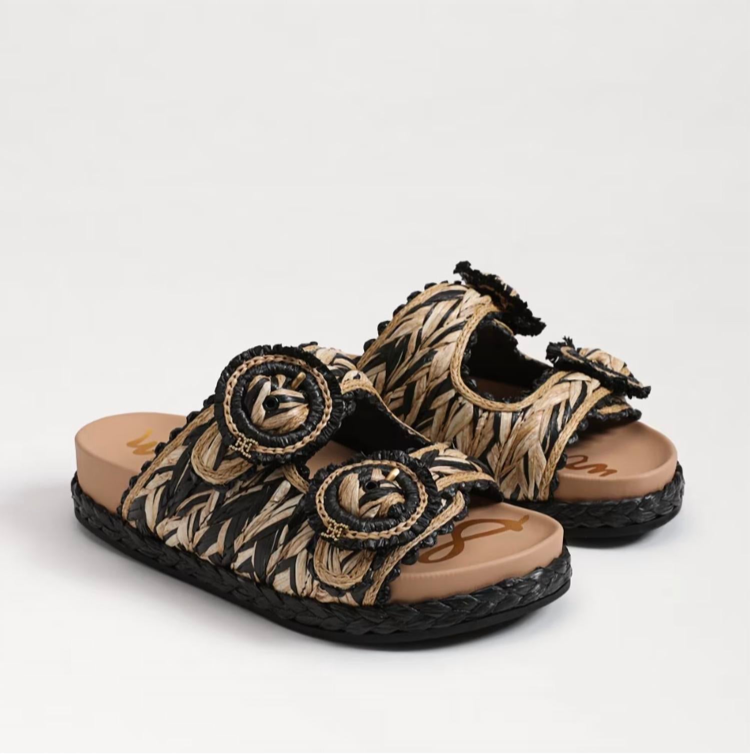 Sam Edelman - Women's Reina Rounded Open Toe Slip On Espadrilles Flat Sandals