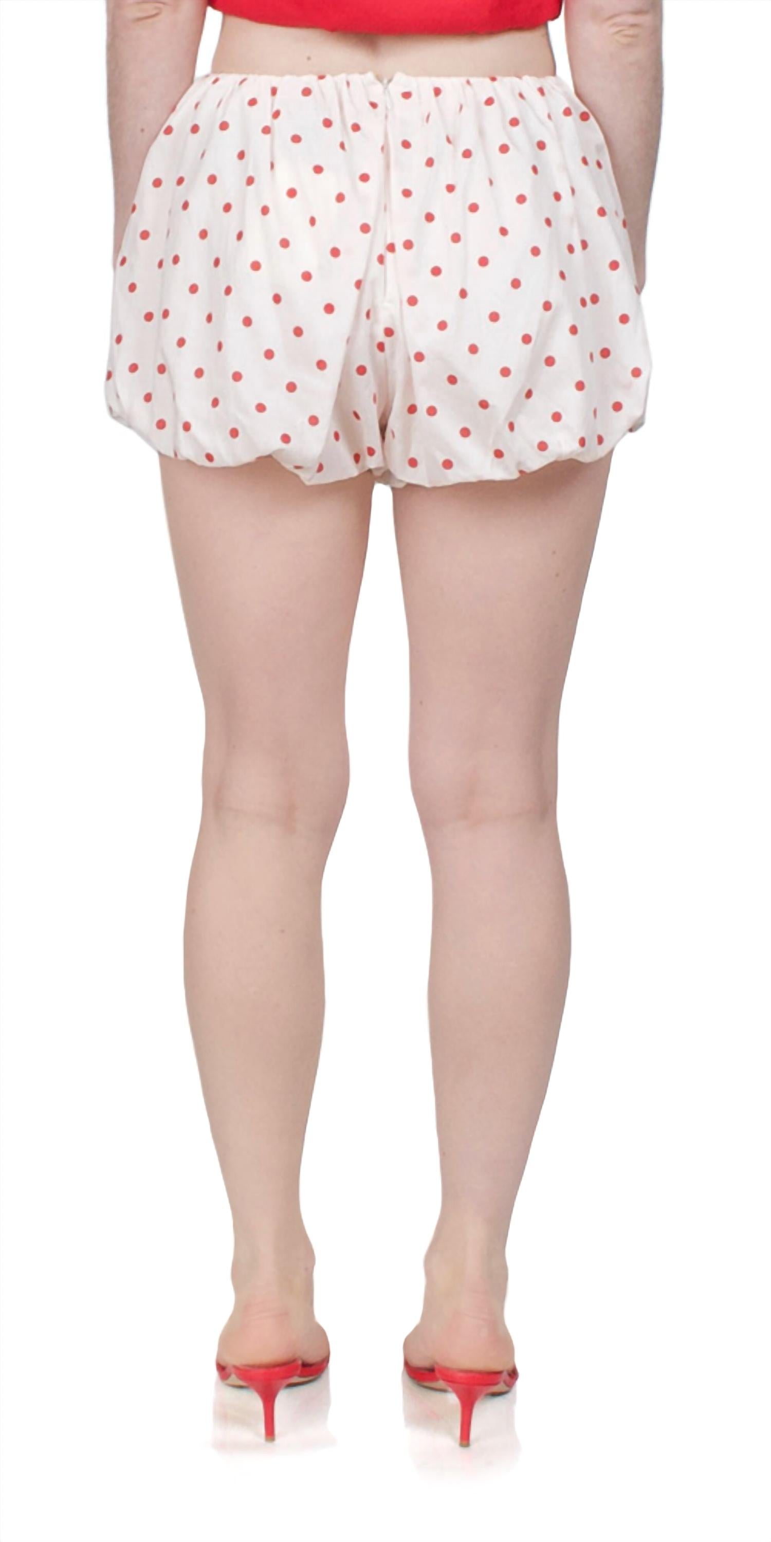 Posse - Aurelia Polka Dot Short - Petite