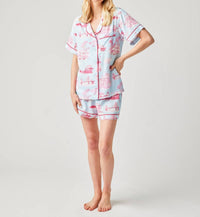 Katie Kime - California Toile Pajama Short Set