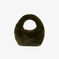 Lamarque - Women's Alix Mini Faux Fur Hobo Bag