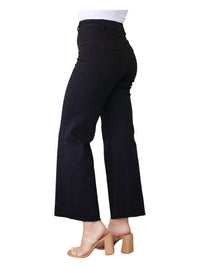 Anniewear - August High Rise Wide Leg Crop Jeans