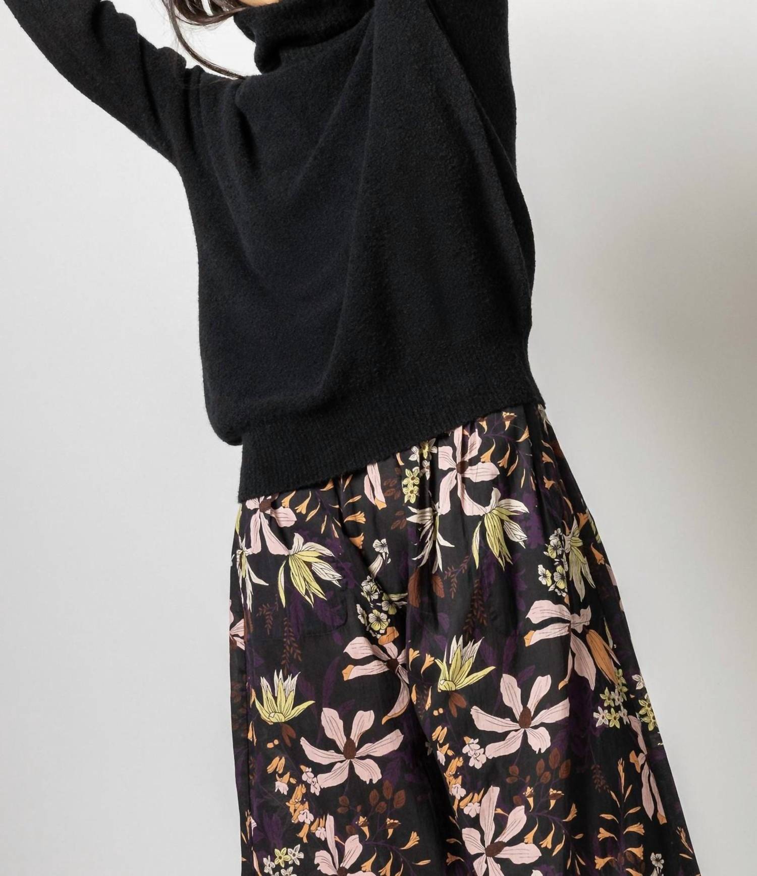 Lilla P - OVERSIZED TURTLENECK SWEATER