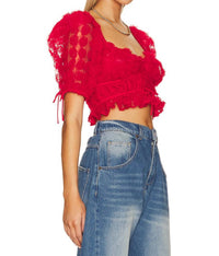 For Love & Lemons - Hannah Crop Top