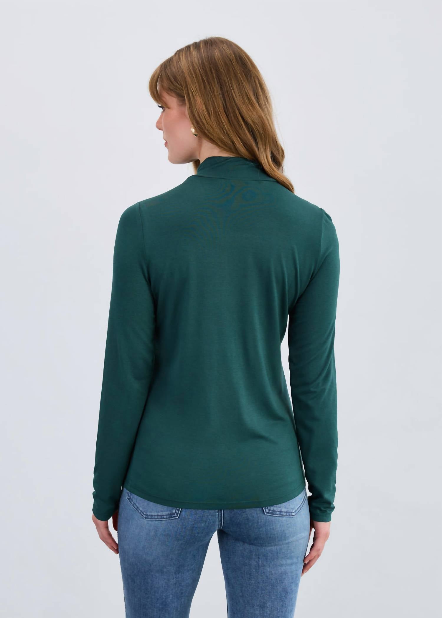 Fdj - Long-sleeve Mock Neck Top
