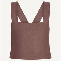 Vitamin A - Tallows Linen Crop Top