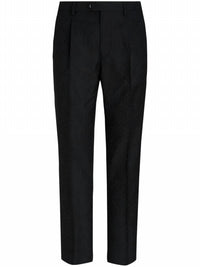 ETRO Paisley Floret Print Straight-leg Trousers in black - men's pants - view 5