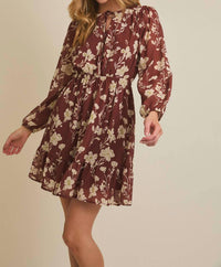 Gilli - Long Sleeve Ruffle Mini Dress
