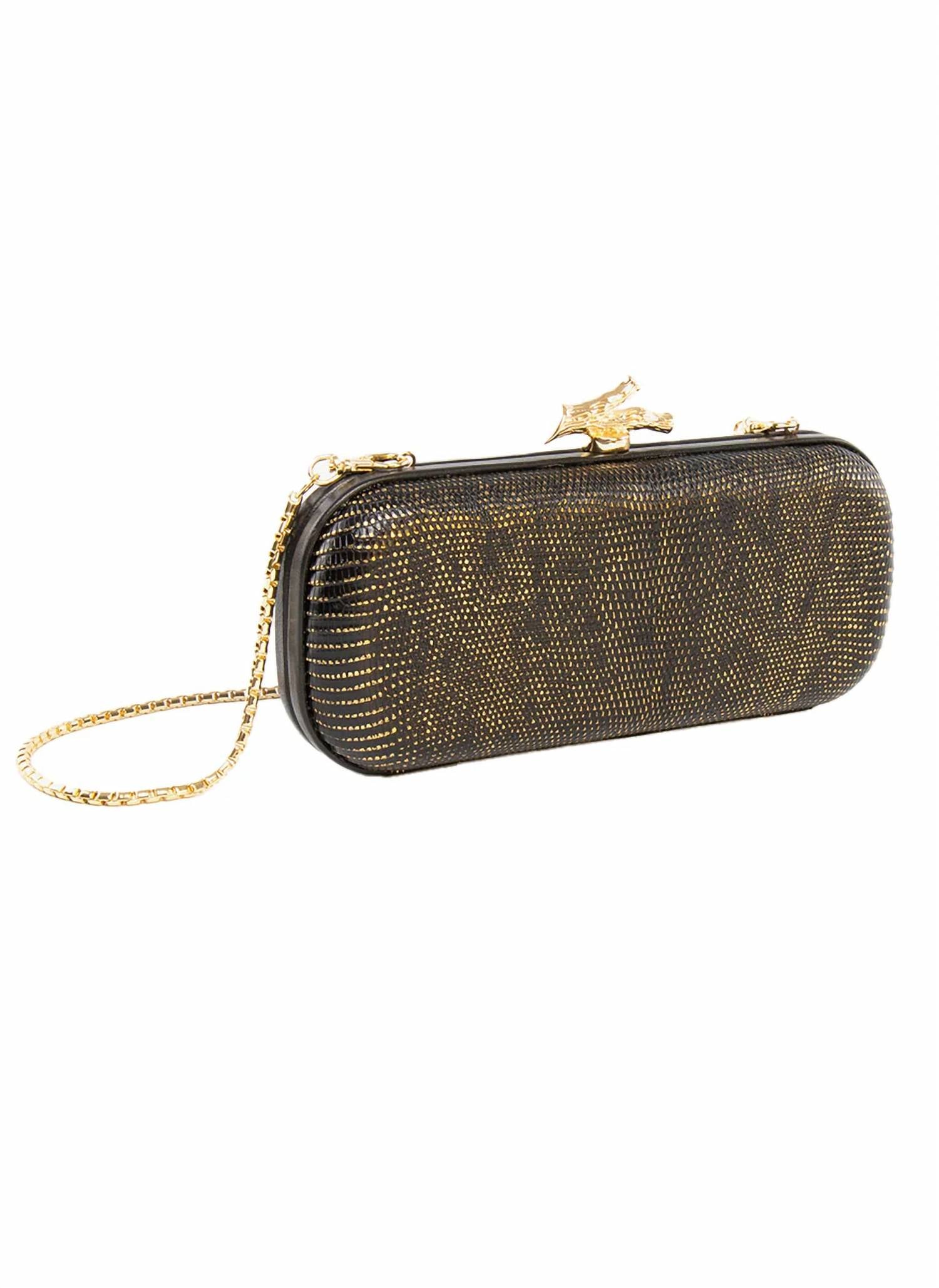 Maria Oliver - Women's Emilia Lizard Clutch Bag