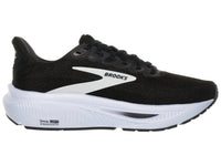 BROOKS Men's Ghost 17 Running Shoes - 2E Wide in black grey white - men's shoe