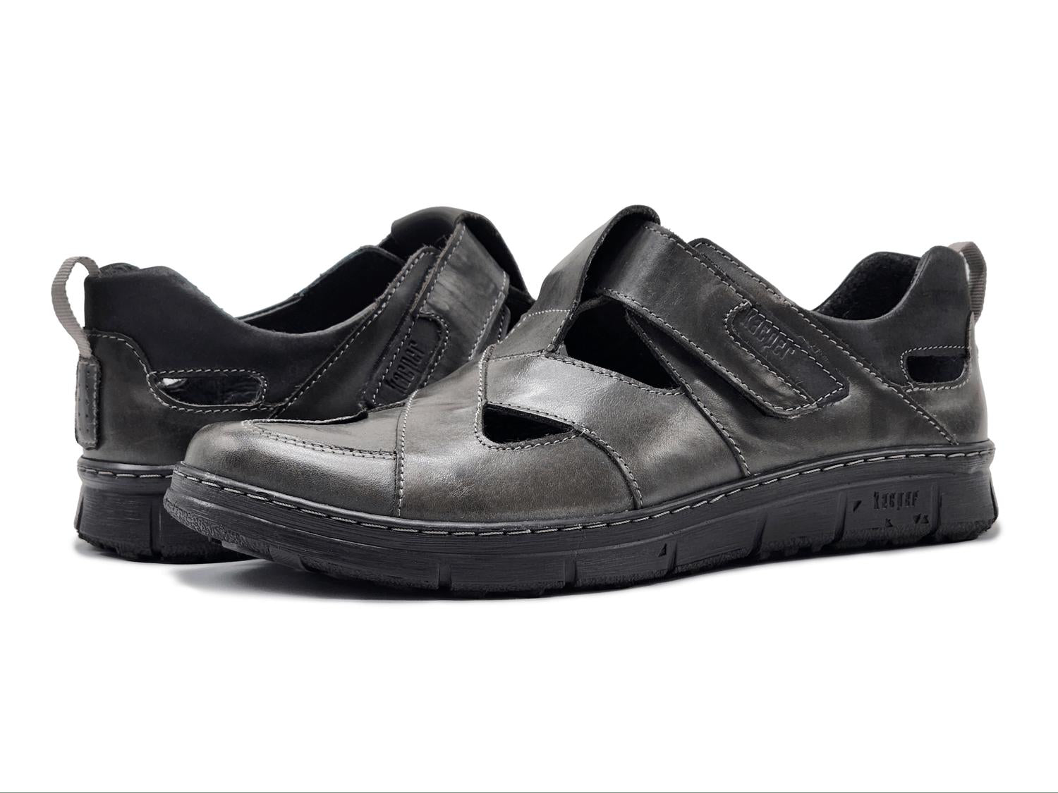 Kcr Group - Men's Everyday Closed-toe Leather Sandals
