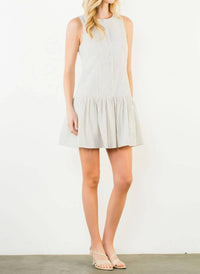Thml - Sleeveless Stripe Button Dress
