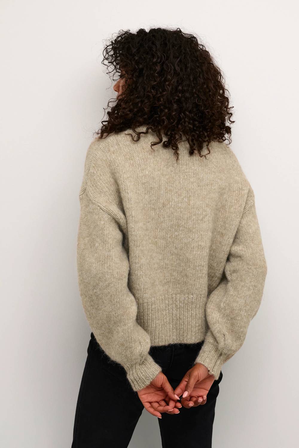 Kaffe - Katrina V-neck Casual Fit Pullover Sweater