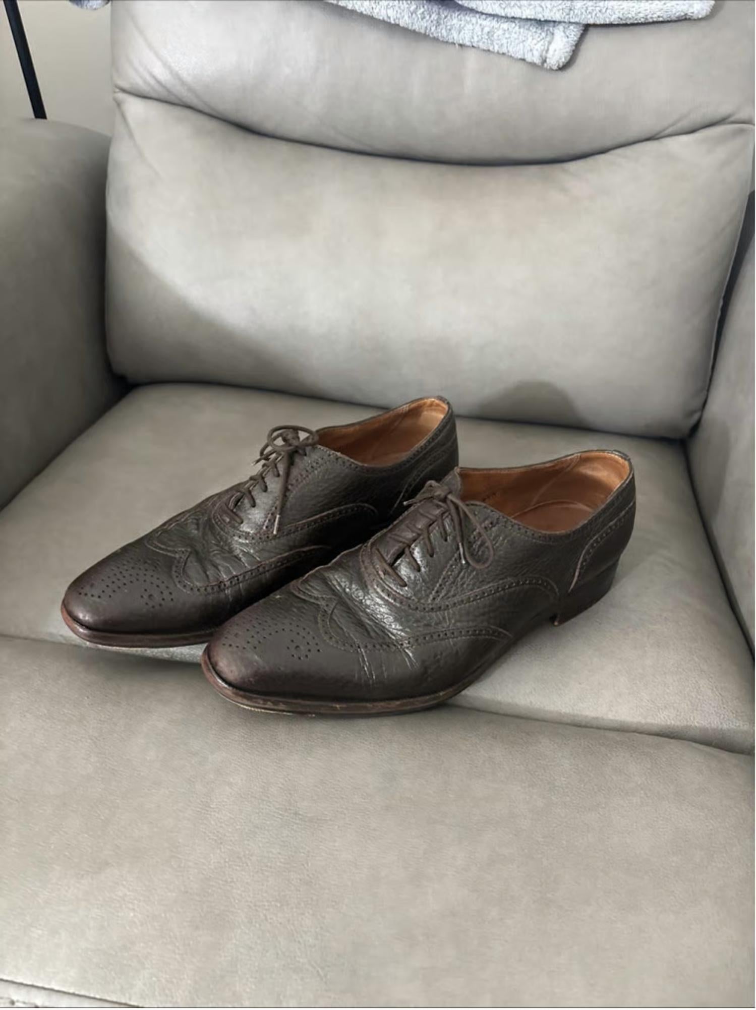 Gravati - Men's Peccary Dress Leather Oxfords