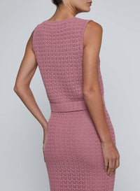 L'Agence - Carven Pointelle Knit Tank Top