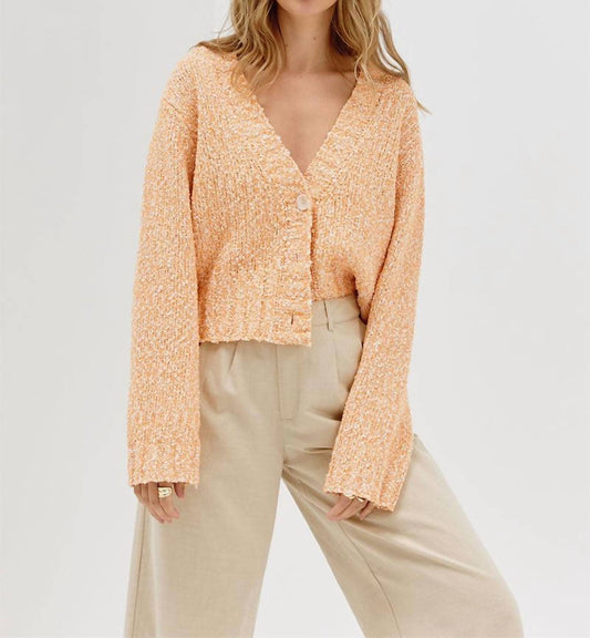 Inverse Crop Cardigan