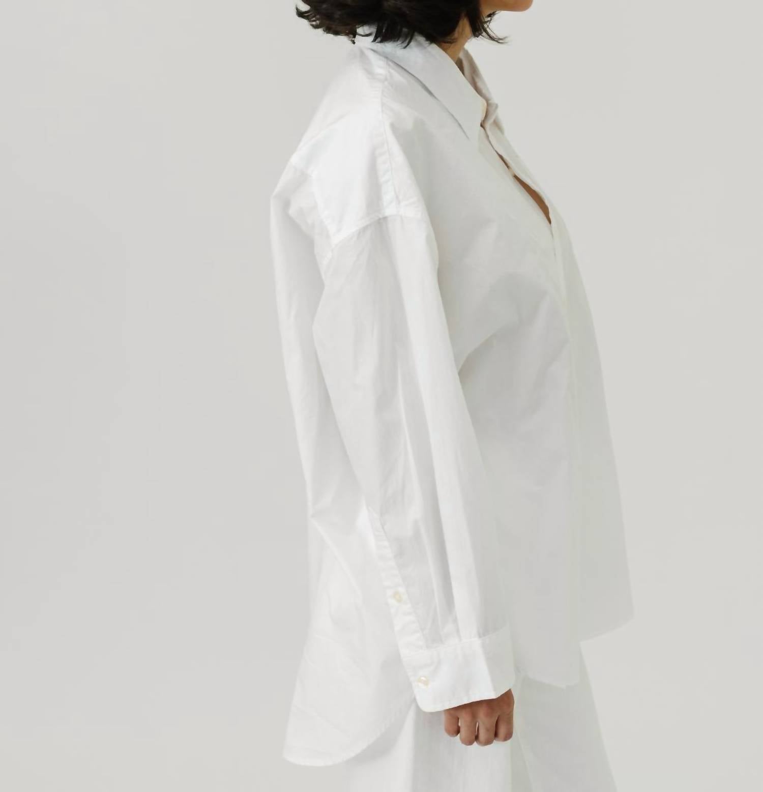 R13 - Drop Neck Oxford Shirt