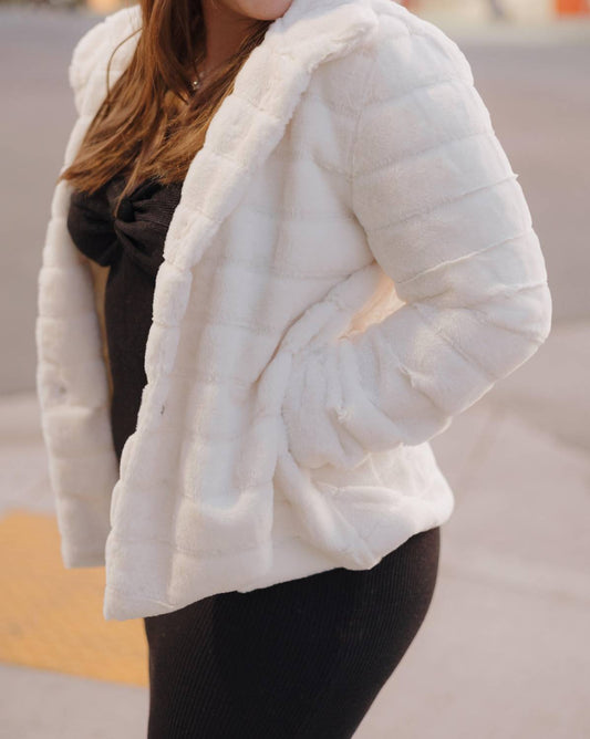 En Creme - Lola Fluffy Coat