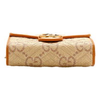 Gucci - Women's Gg Marmont Raffia Wallet