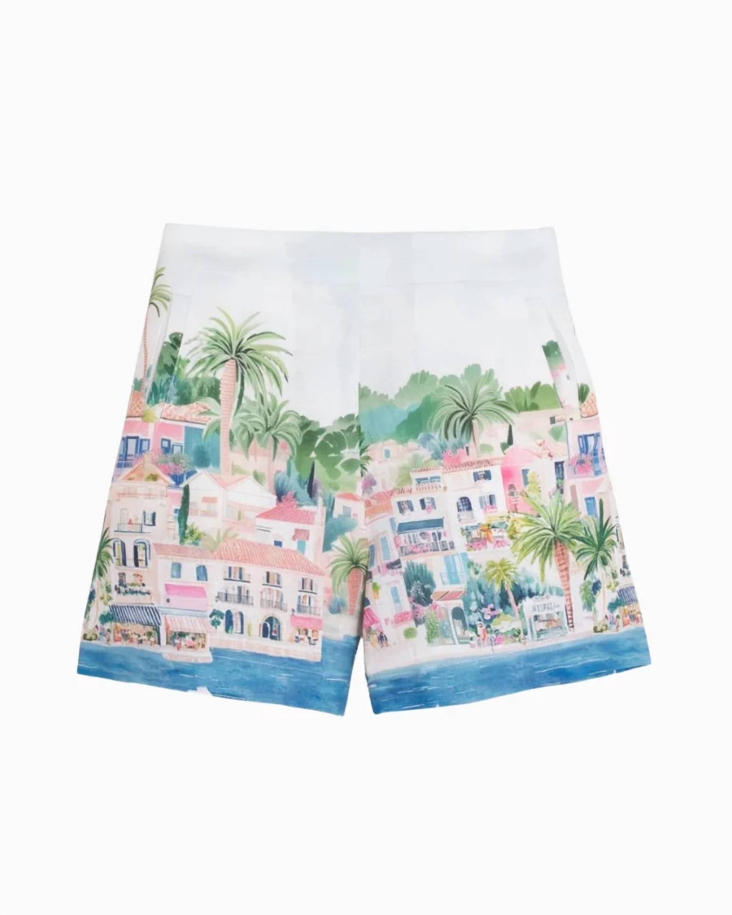 Vilagallo - Coastal City Print Short
