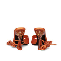 Exe - Women's Crystal Heeled Slingback Sandal