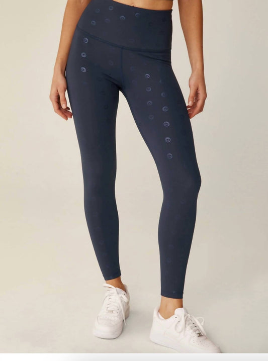 Beyond Yoga - High Waisted Midi Legging Happy Face