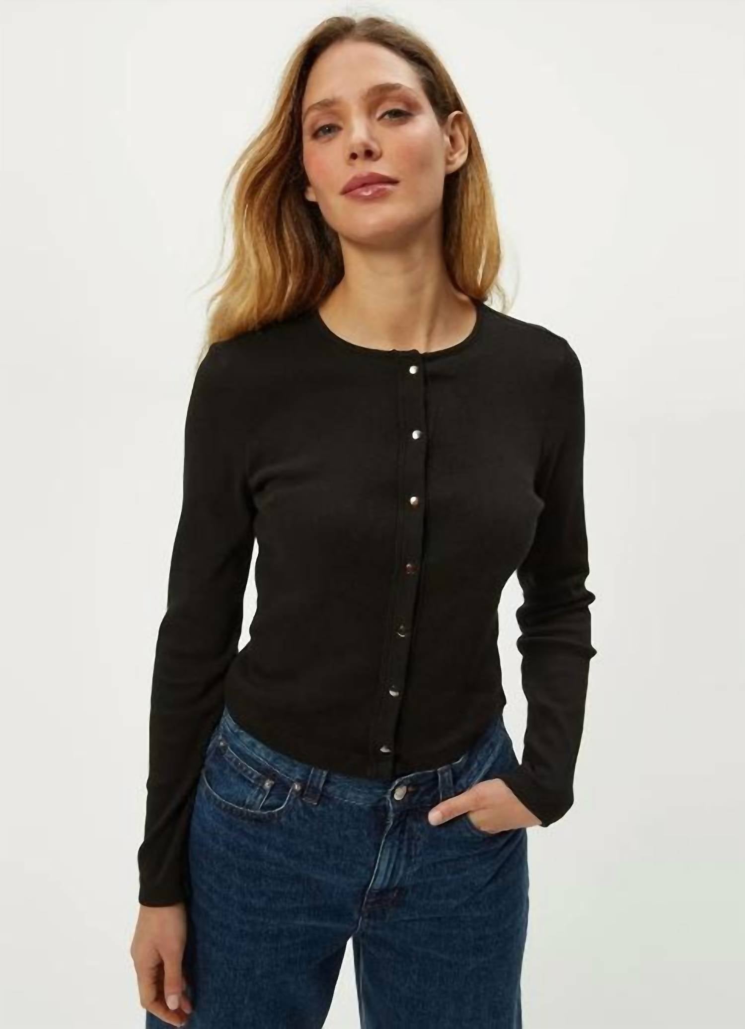 Michael Stars - Trixie Crew Snap Cardigan