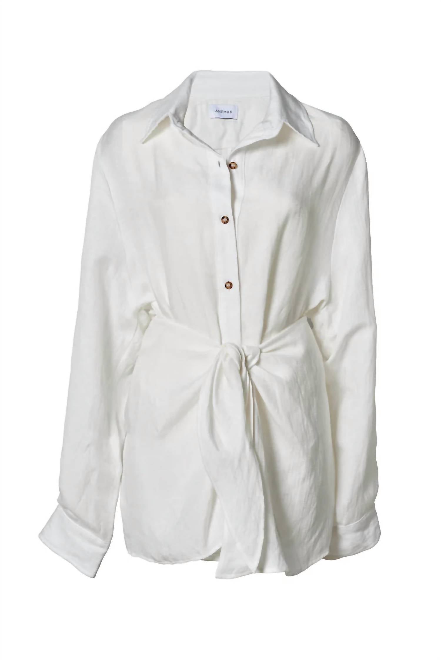 Anemos - Women's The La Button Down Wrap Dress