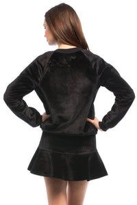 J.O.A. - Velvet Knit Top