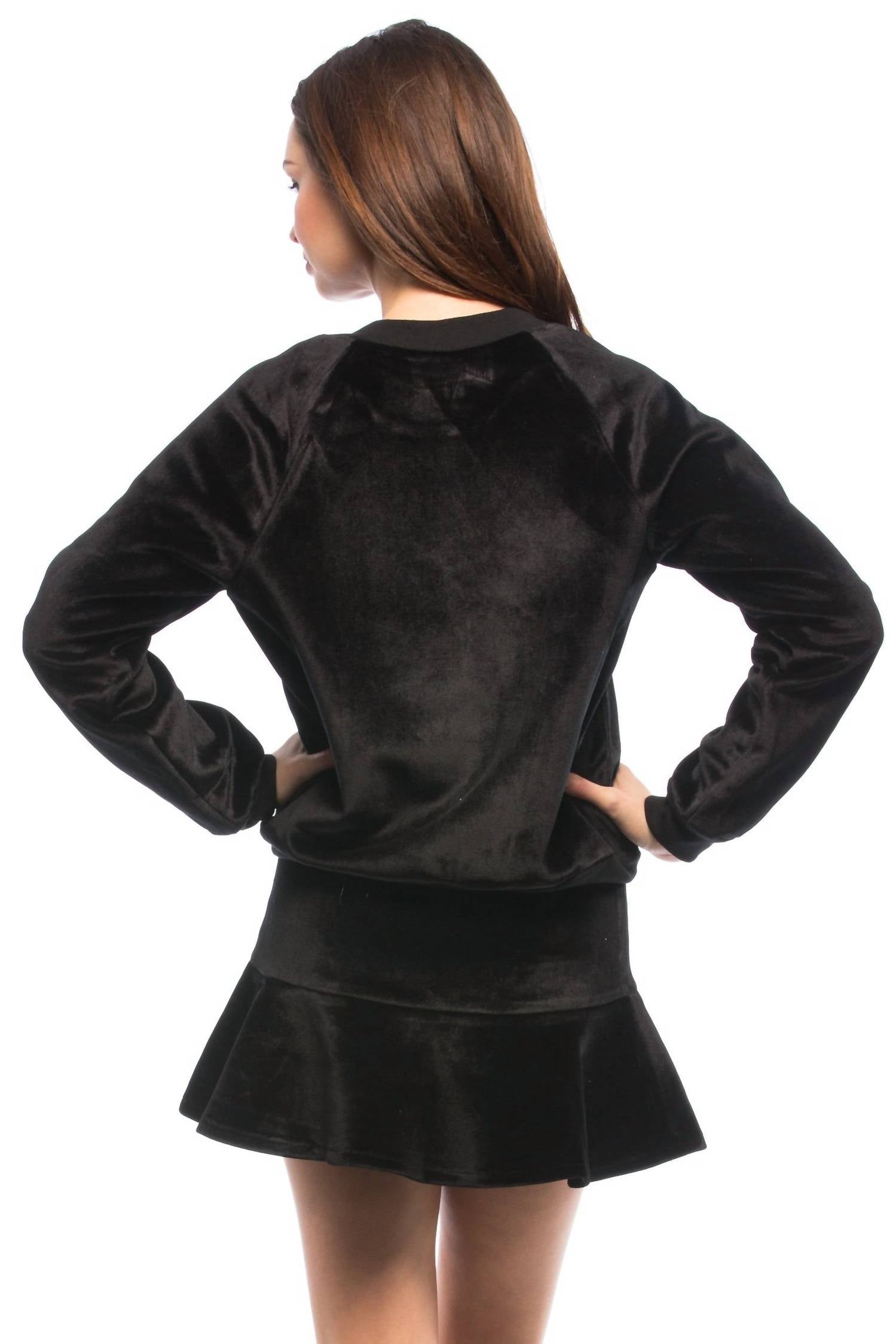J.O.A. - Velvet Knit Top