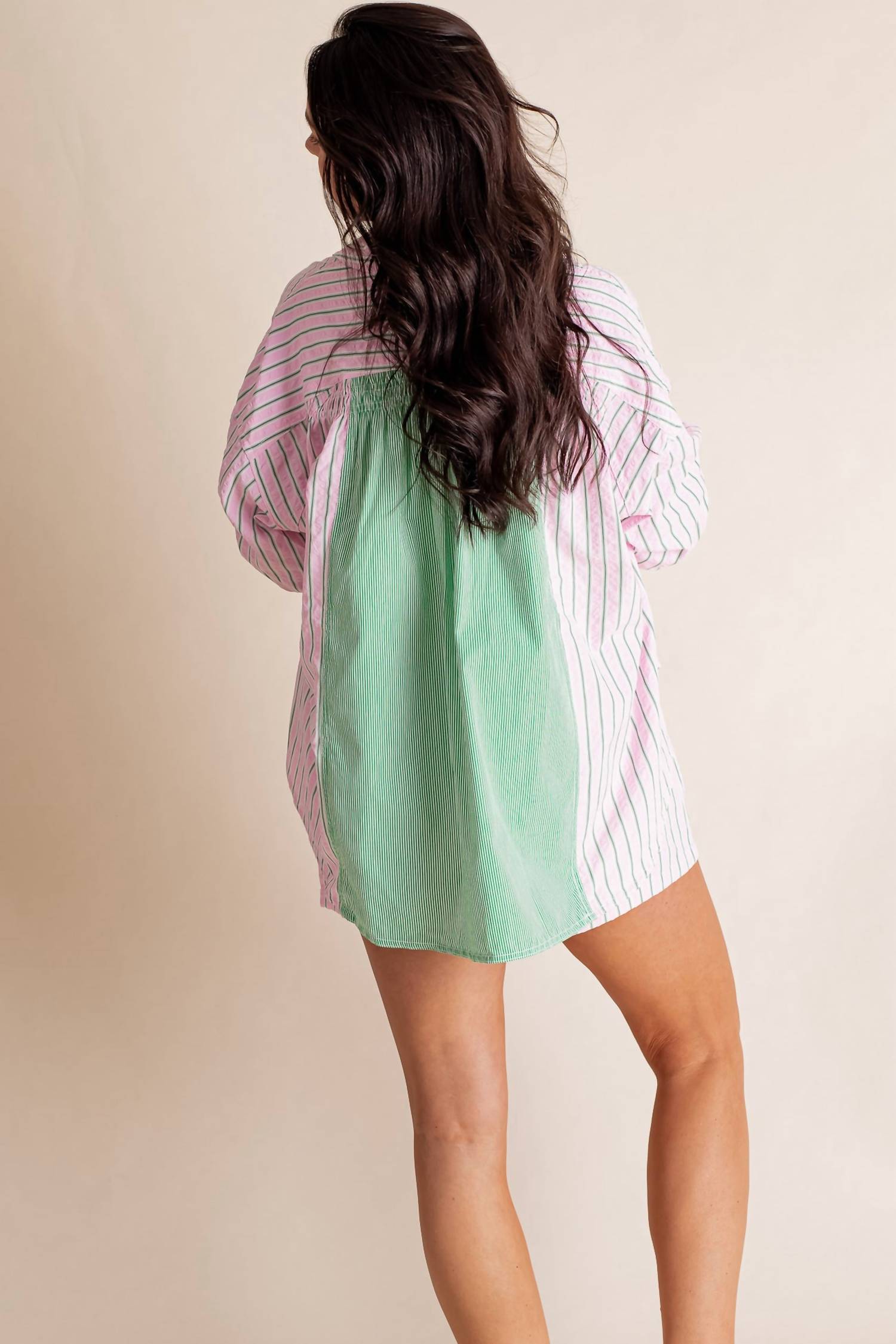 Peach Love - Short And Button Up Set