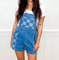 Bibi - Pin-up Pit Stop Cotton Blend Romper