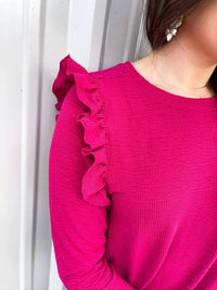 Another Love - Camden Ruffle Top