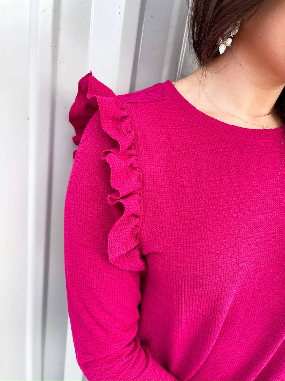 Another Love - Camden Ruffle Top