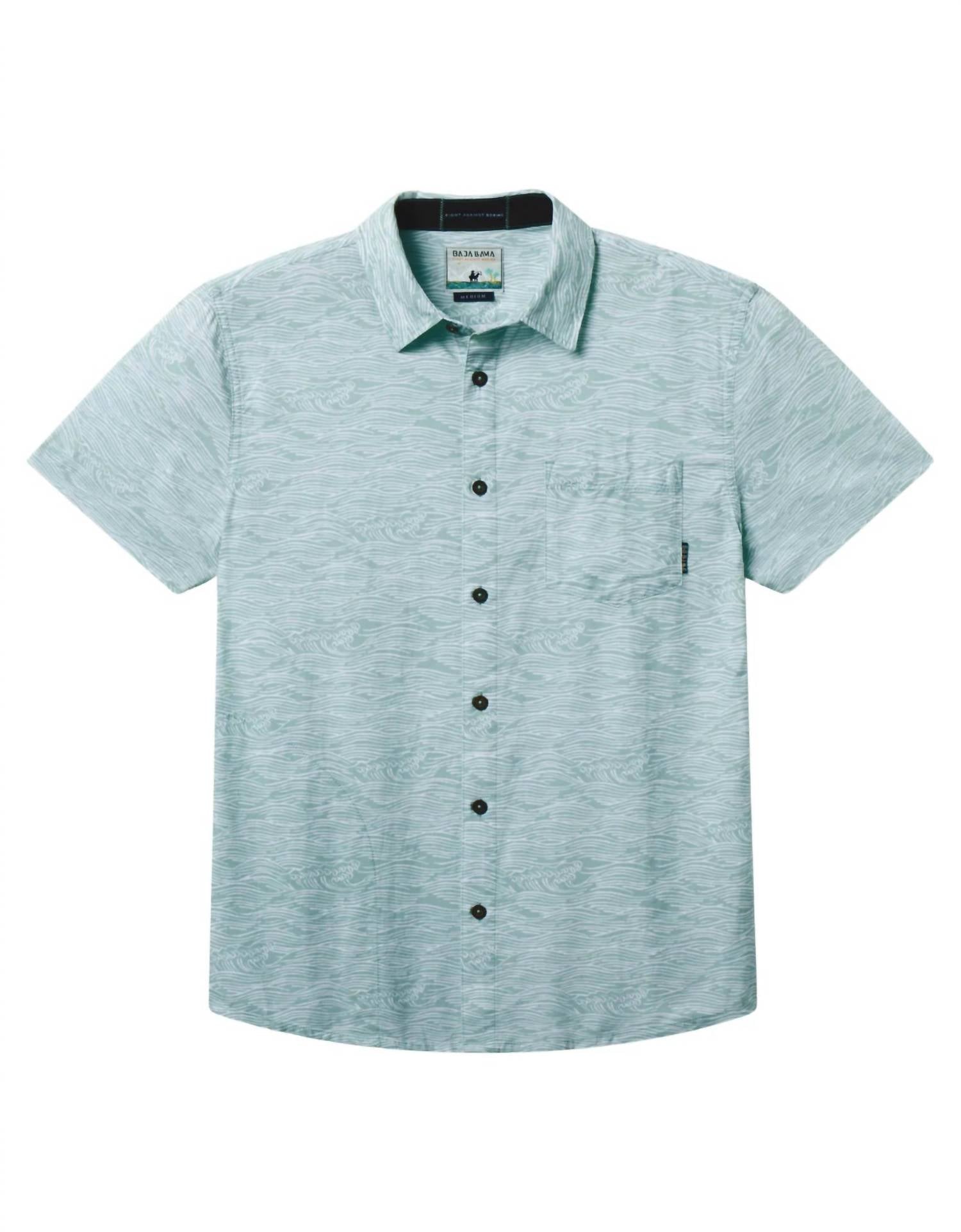 Baja Llama - Men's Roll Tides Button Up Shirt