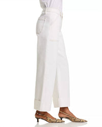 Frame - Utility Trouser High Rise Ankle Wide Leg Jeans