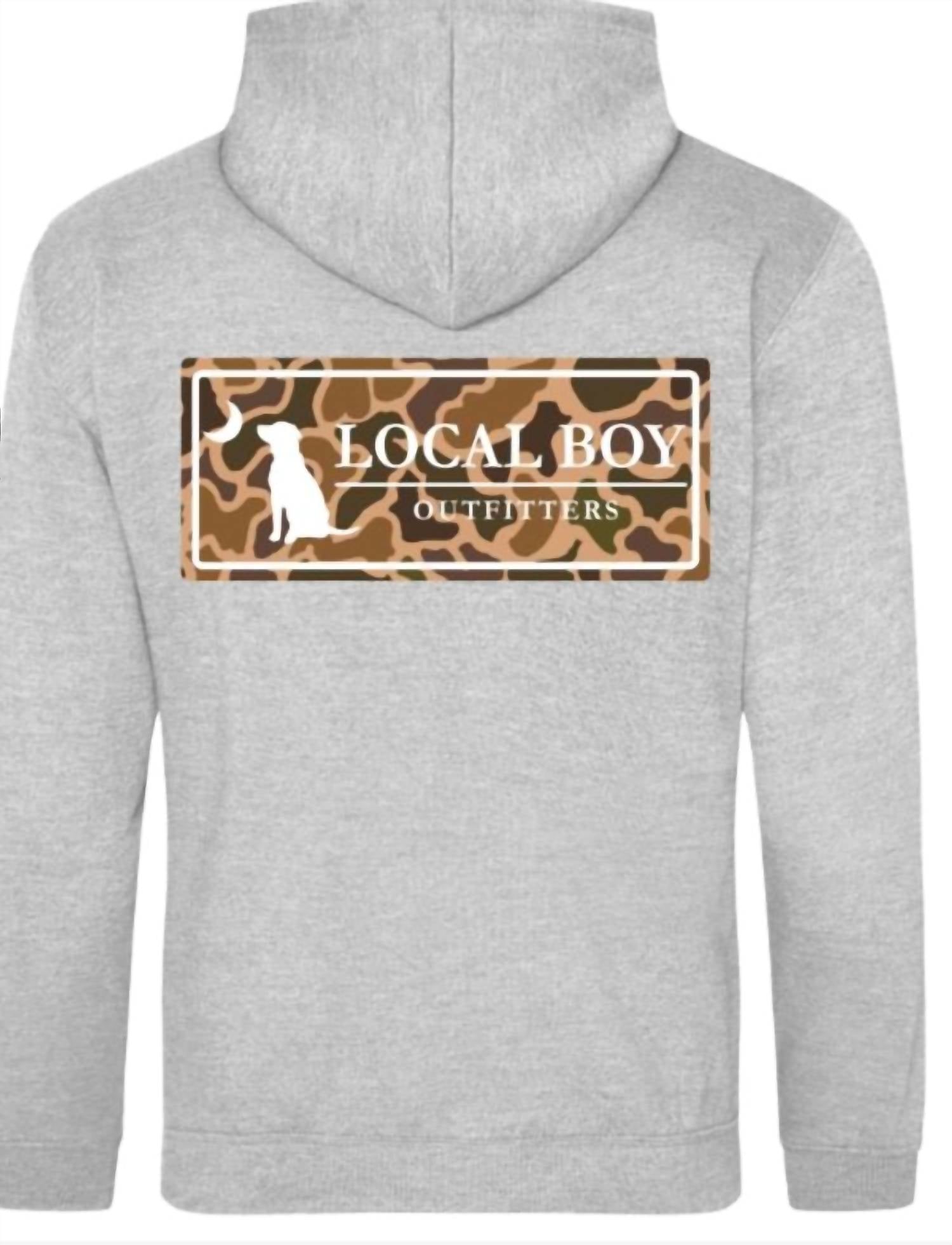 Local Boy Outfitters - Men's Old School Plate Hoodie