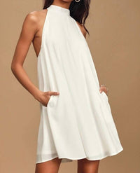Lulus - Love Of Mine Halter Swing Dress