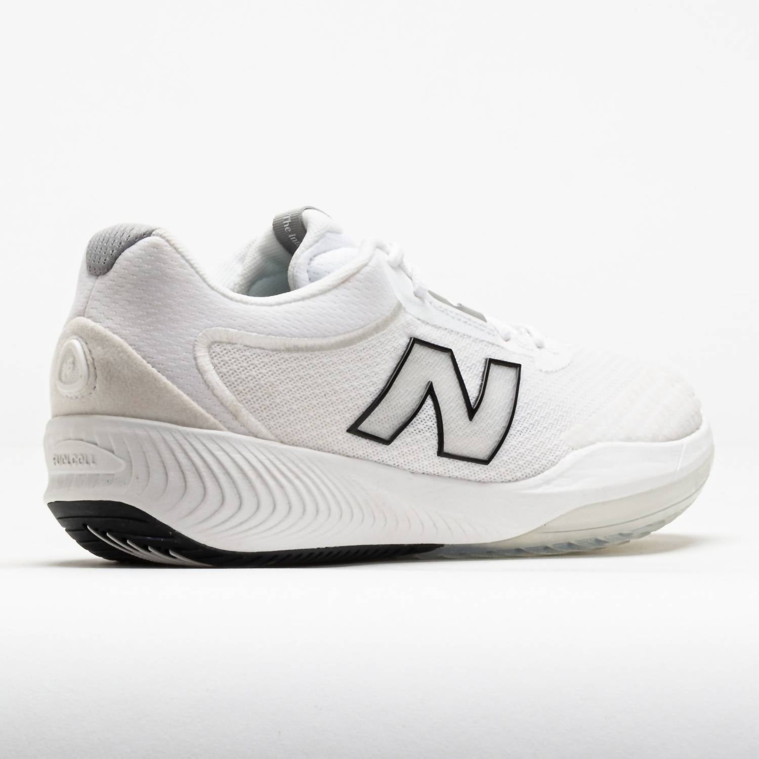 New Balance Women's Fuelcell Shoe in white black - women's shoe - detail view