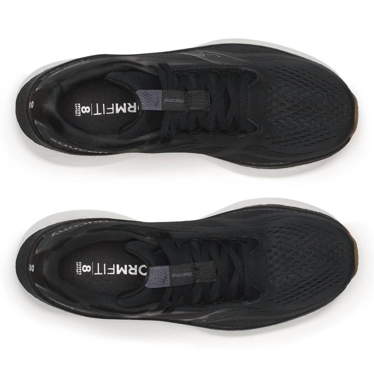 SAUCONY Women's Ride 18 Shoe in black gum noir gomme - women's shoe - view 4