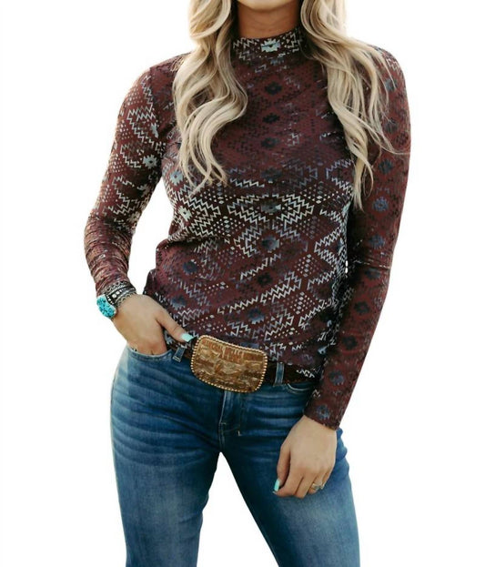 Sterling Kreek - Cowgirl Sleigh All Day Long Sleeve Top