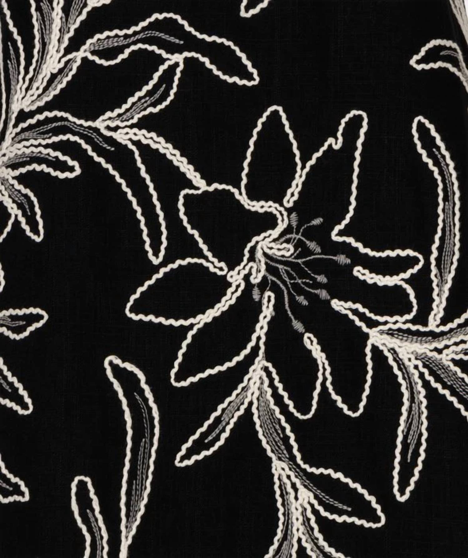 Esqualo - Flower Embroidered Mini Dress