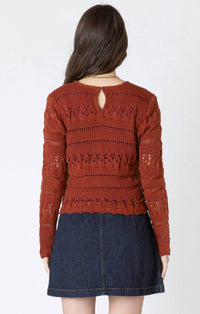 Dex Clothing - Crochet Crewneck Sweater