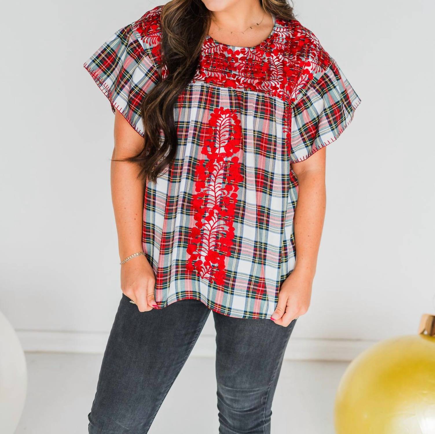Layerz Clothing - Noel Patterned Top