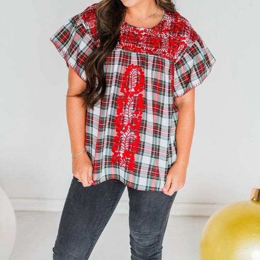 Layerz Clothing - Noel Patterned Top