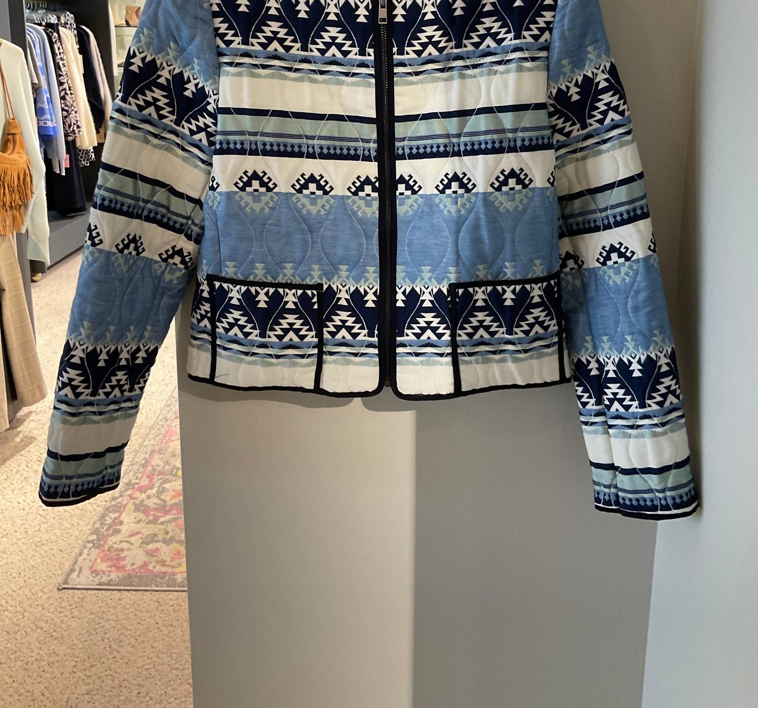 Drew - Pattern Zip-up