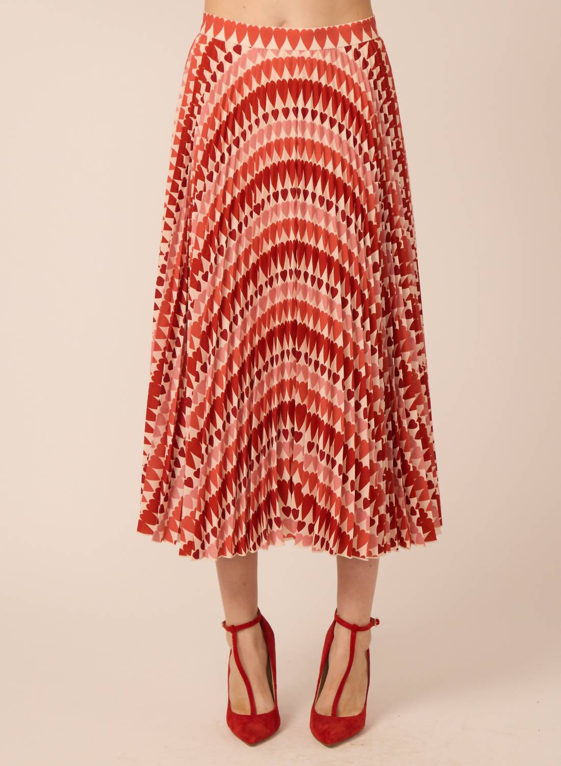 GILNER FARRAR Braylen Skirt in wild hearts - women's skirt
